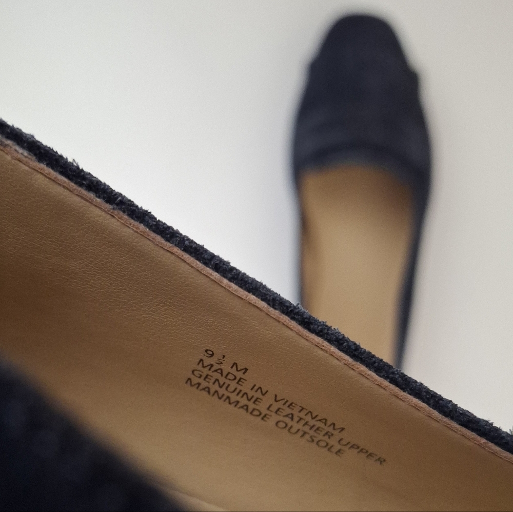 TALBOTS "Becca" Kilte Driving Moccasin Flat Blue Suede - Size  9.5 - Picture 7 of 8